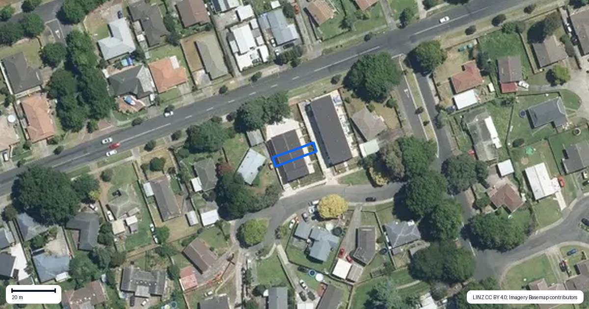 Property context map for 3C Cadiz Place, Red Hill, Papakura