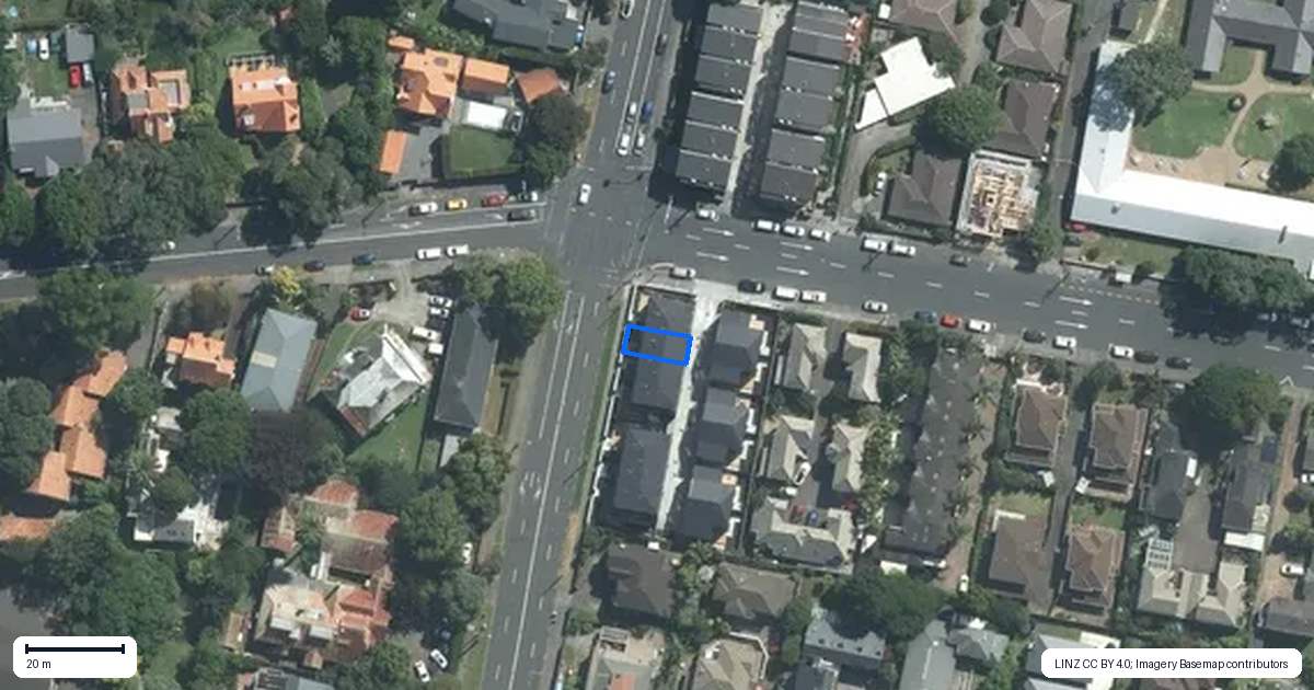 Property context map for 2/26 Owens Road, Epsom, Auckland