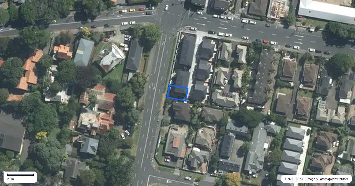 Property context map for 7/26 Owens Road, Epsom, Auckland
