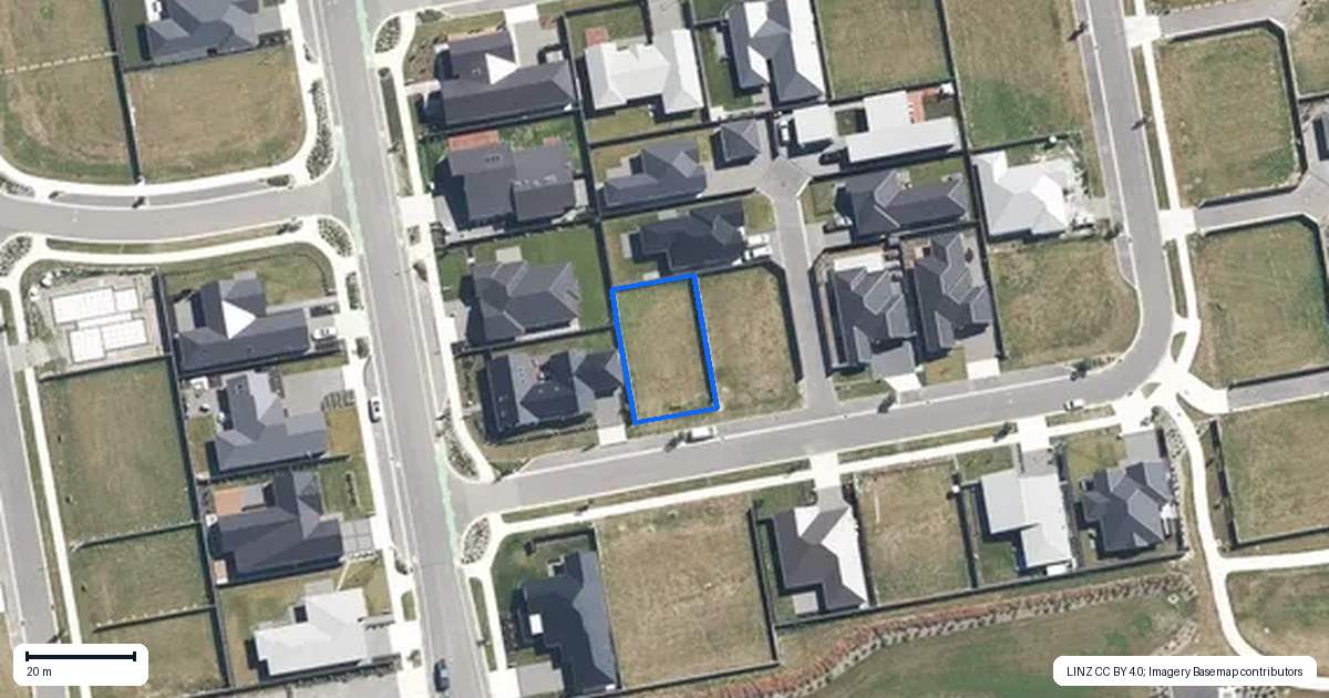 Property context map for 3 Inch Crescent, Rangiora