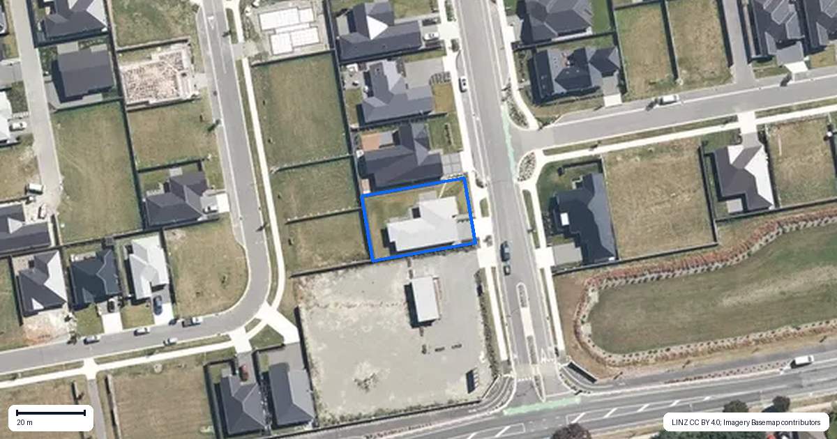 Property context map for 3 Homestead Drive, Rangiora