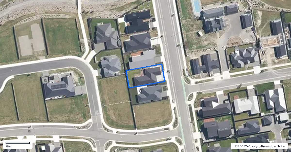 Property context map for 15 Homestead Drive, Rangiora