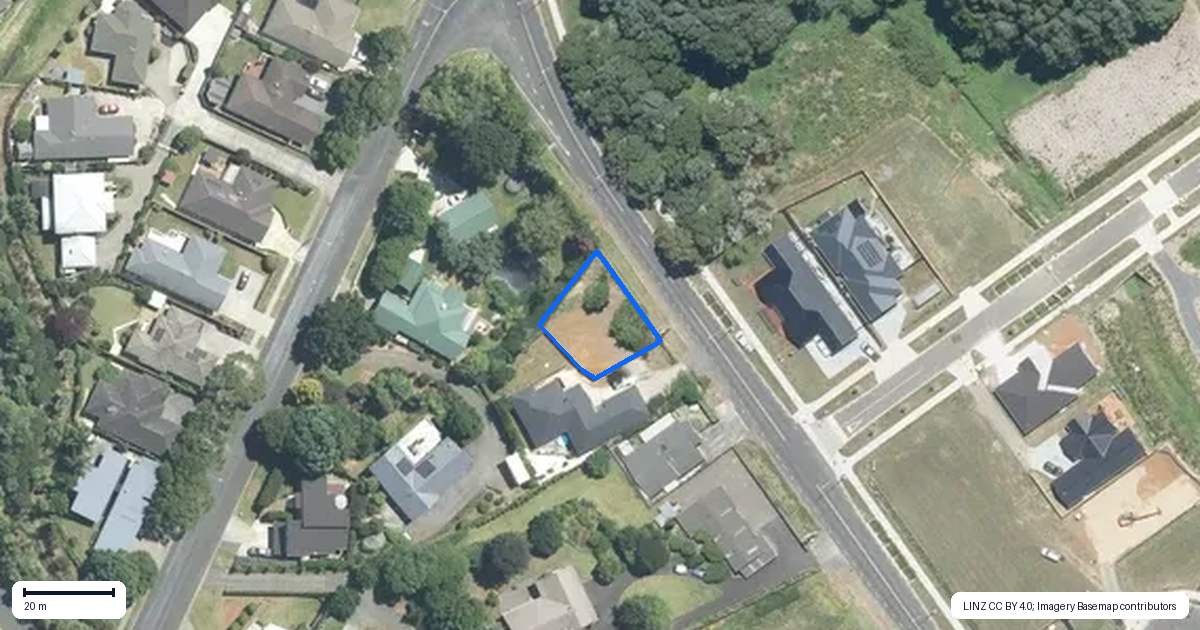 Property context map for 62 Belgium Road, Pukekohe