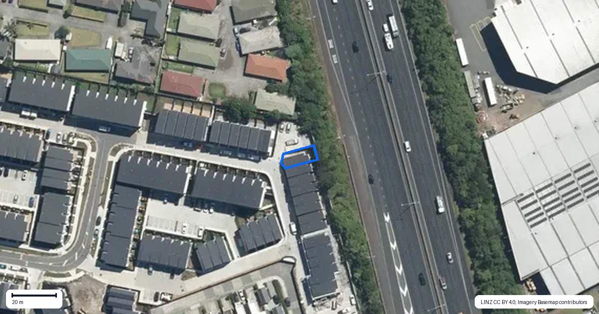 Property context map for 43 Tima Lane, Mangere Bridge, Auckland