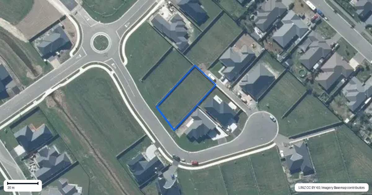 Property context map for 5 Piwakawaka Place, Leeston