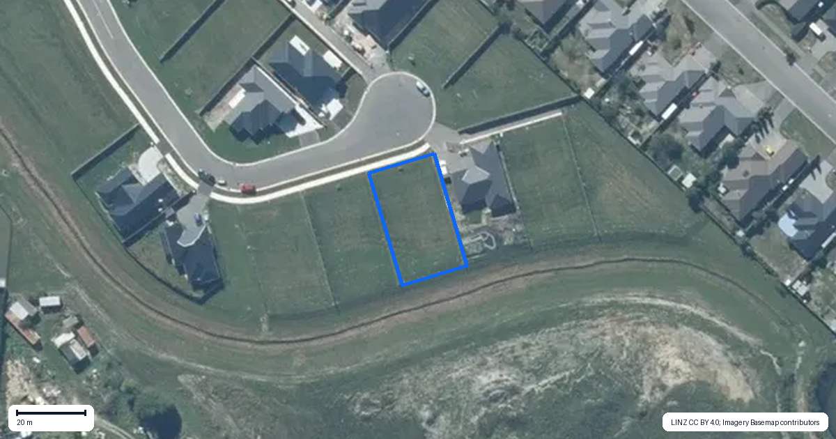 Property context map for 14 Piwakawaka Place, Leeston