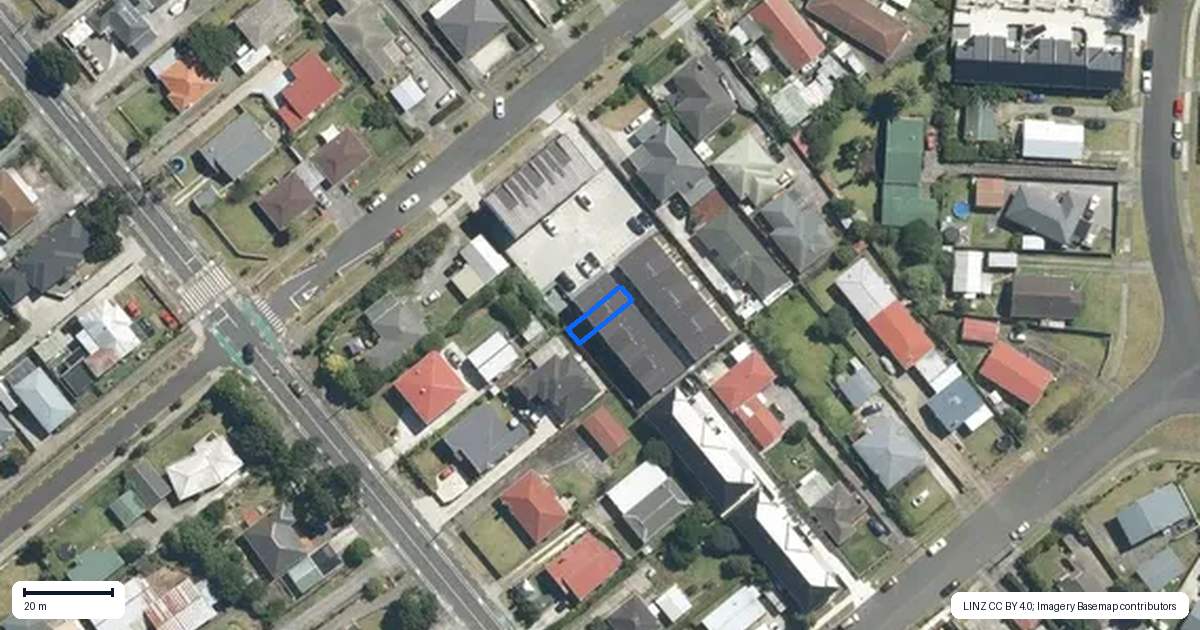 Property context map for 13/3 Cape Road, Mangere, Auckland