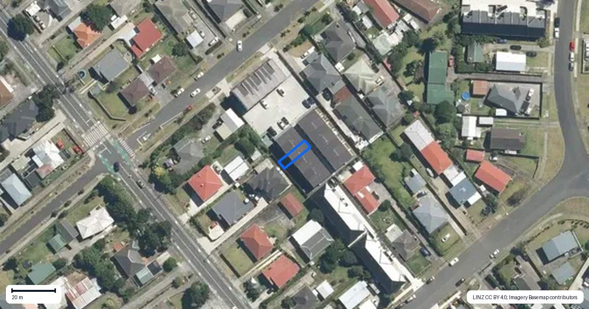 Property context map for 12/3 Cape Road, Mangere, Auckland