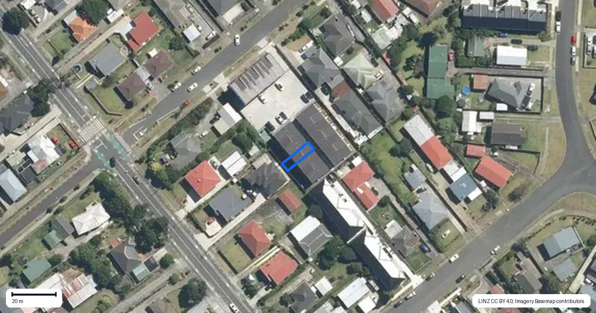 Property context map for 11/3 Cape Road, Mangere, Auckland