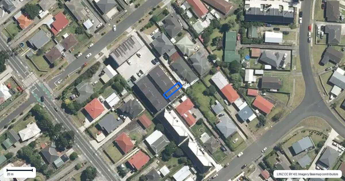 Property context map for 6/3 Cape Road, Mangere, Auckland