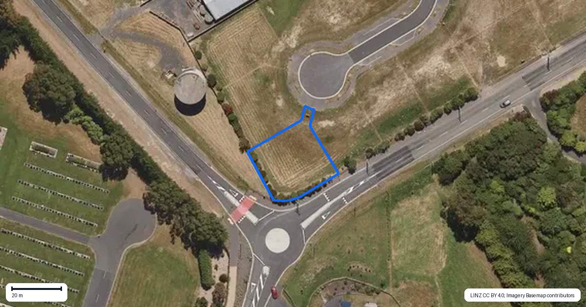 Property context map for 11 Loess Place, Concord, Dunedin