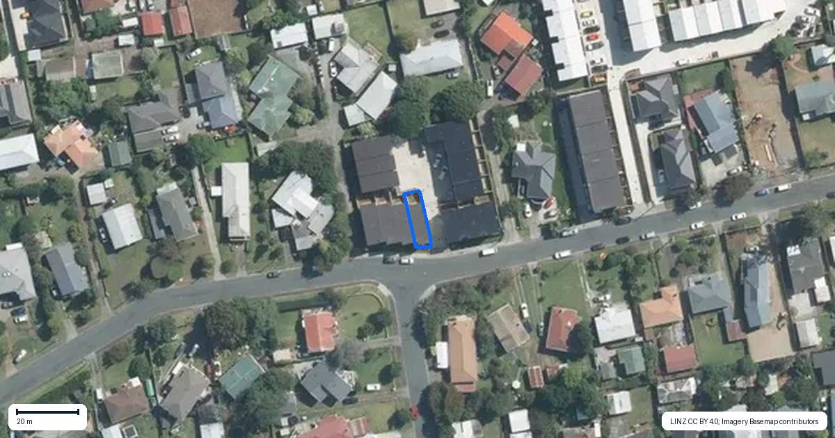 Property context map for 1/24 Parry Road, Mount Wellington, Auckland