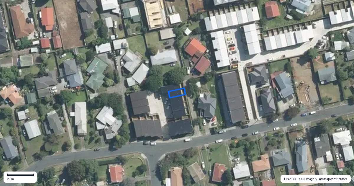 Property context map for 7/26 Parry Road, Mount Wellington, Auckland