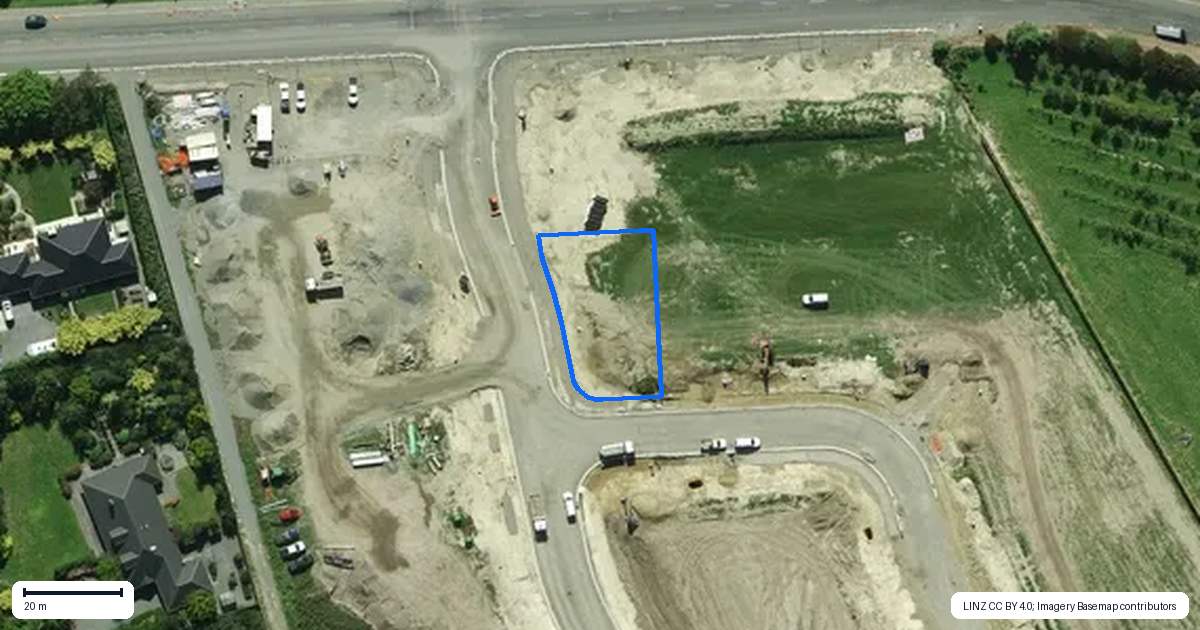 Property context map for 1 Greig Crescent, Amberley