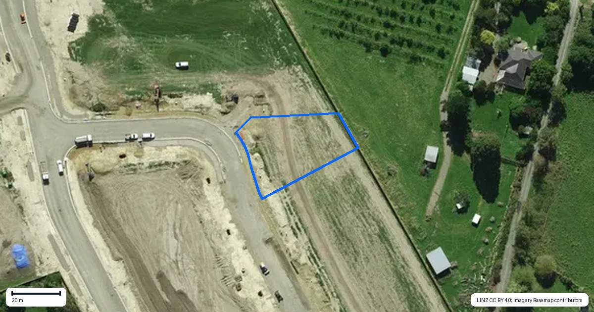 Property context map for 11 Greig Crescent, Amberley