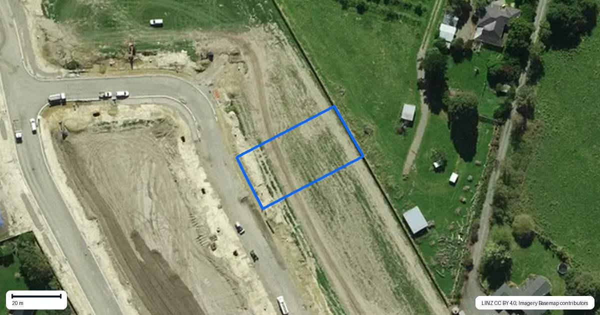 Property context map for 13 Greig Crescent, Amberley