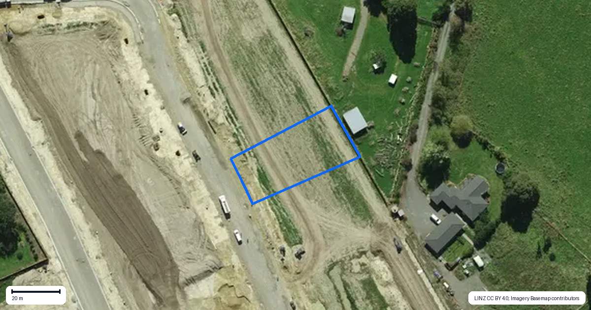 Property context map for 17 Greig Crescent, Amberley