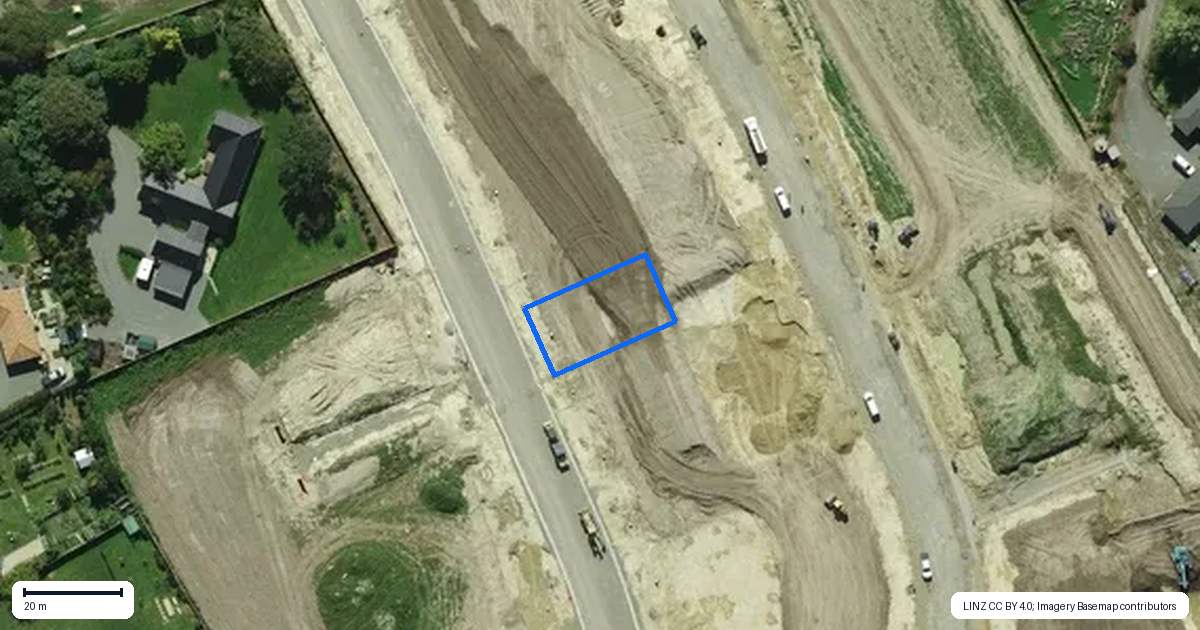 Property context map for 31 Benn Street, Amberley