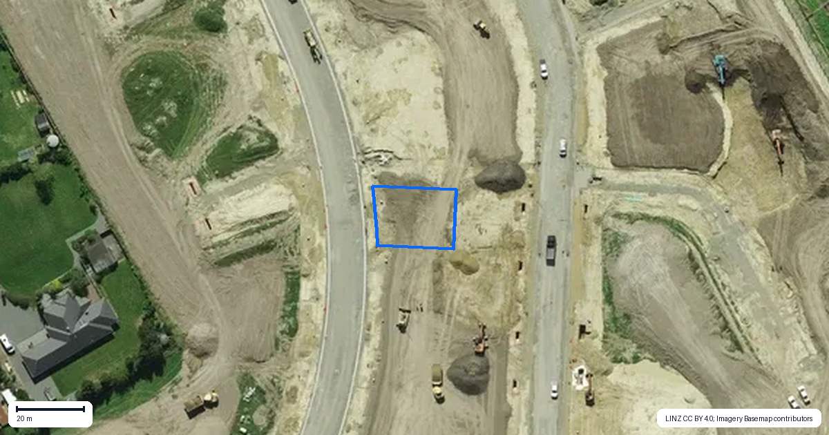 Property context map for 45 Benn Street, Amberley