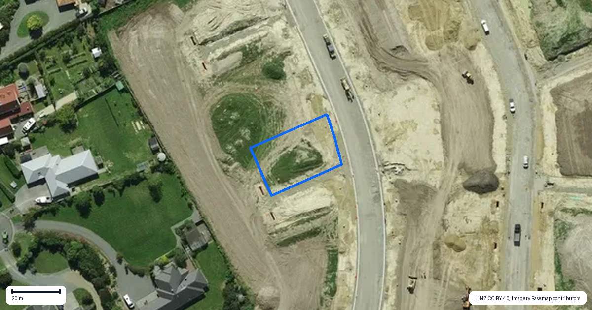 Property context map for 36 Benn Street, Amberley