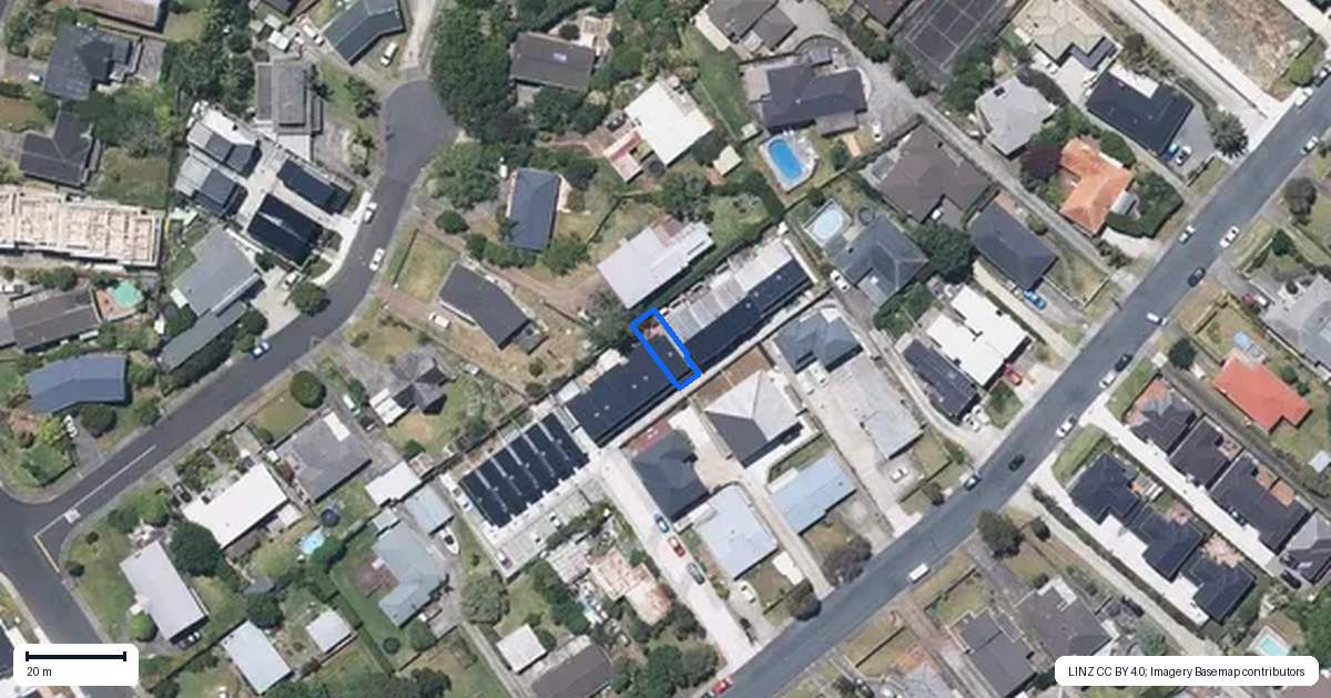 Property context map for 11/55 Patons Road, Howick, Auckland