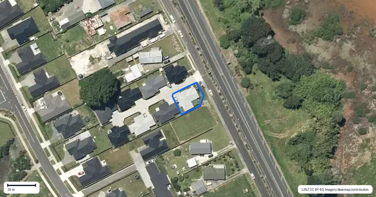 Property context map for 8/24 Button Lane, Taupiri