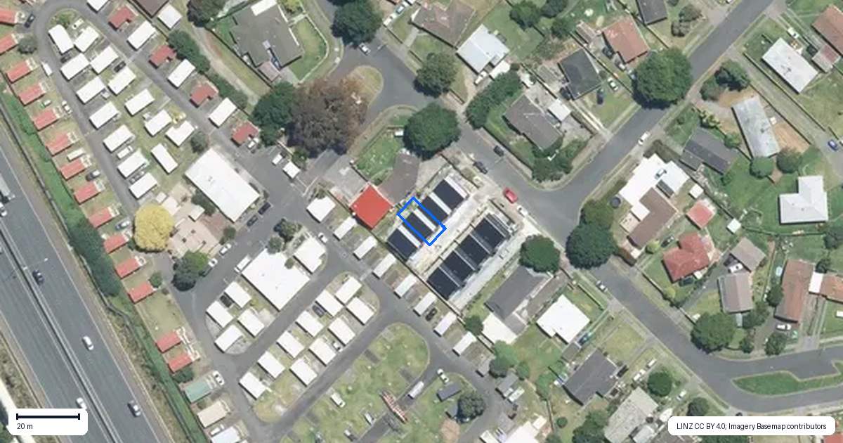 Property context map for 9C Rountree Place, Conifer Grove, Takanini