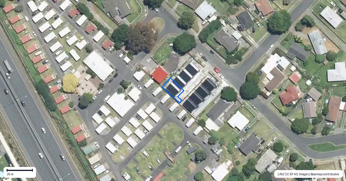 Property context map for 9D Rountree Place, Conifer Grove, Takanini