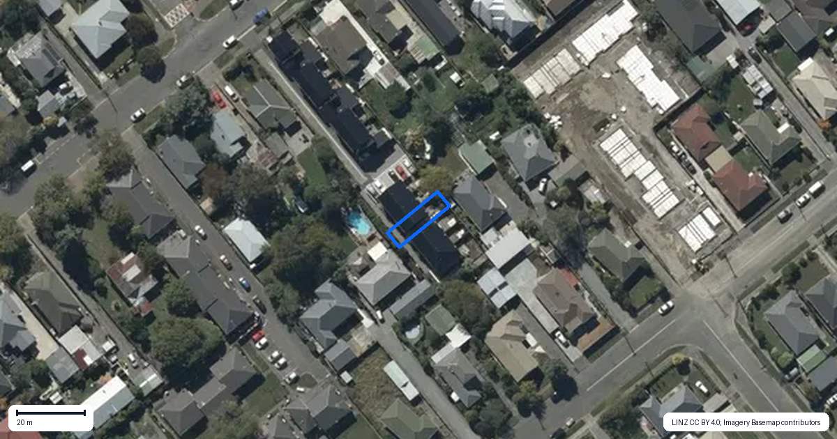 Property context map for 8/72 Cobham Street, Spreydon, Christchurch