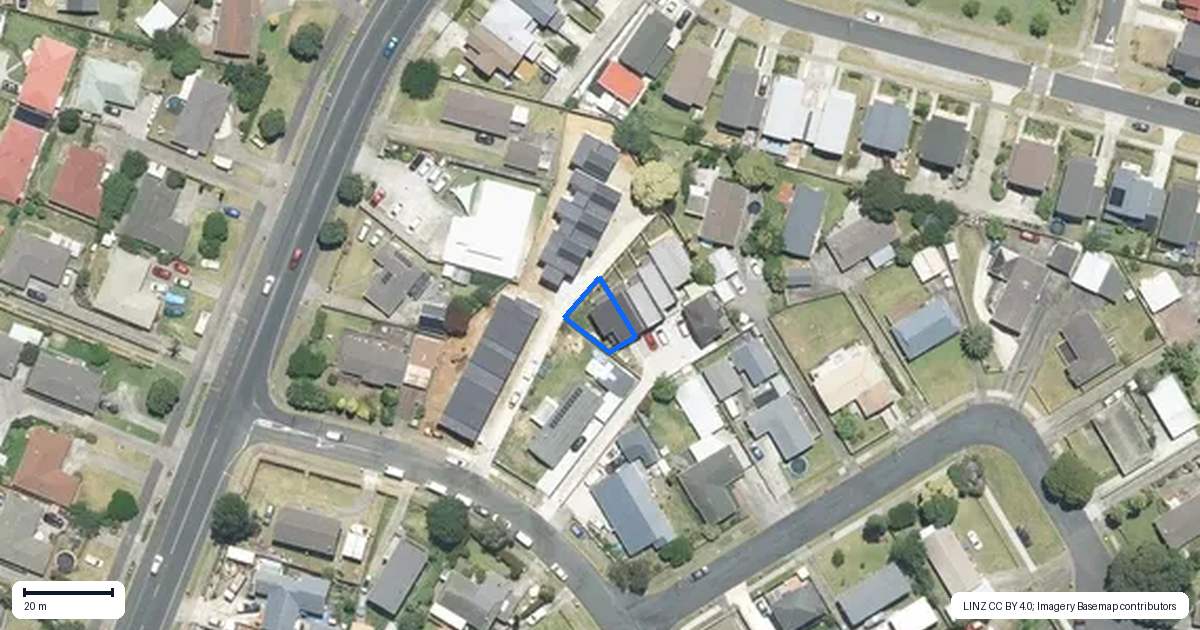 Property context map for 1/10 Becker Drive, Weymouth, Auckland