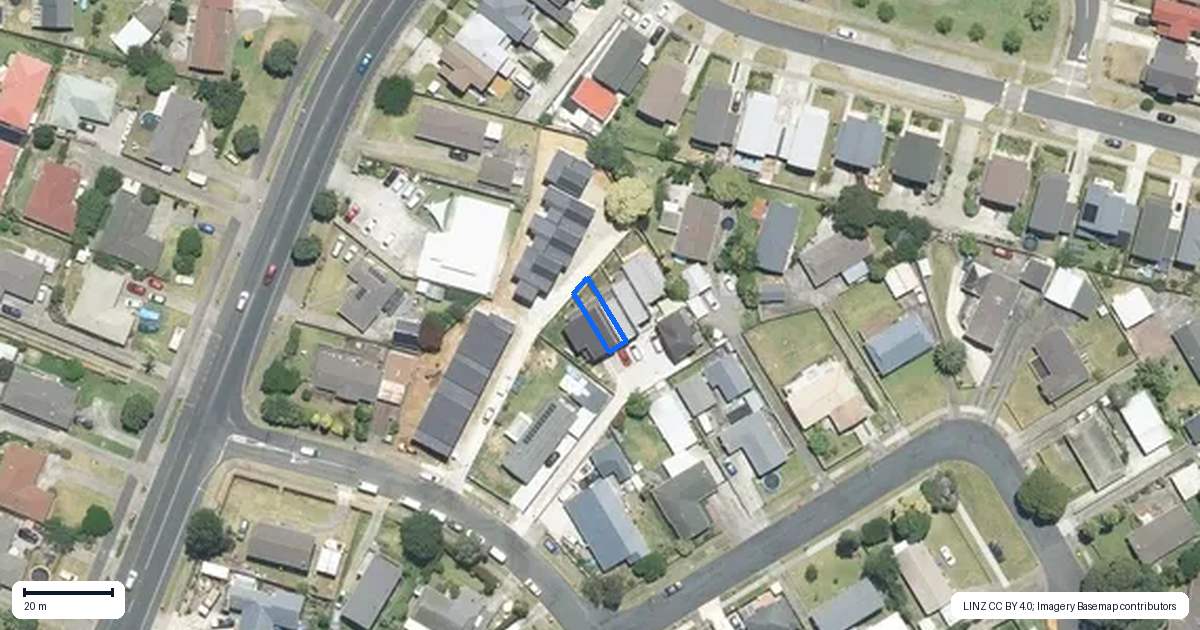 Property context map for 2/10 Becker Drive, Weymouth, Auckland