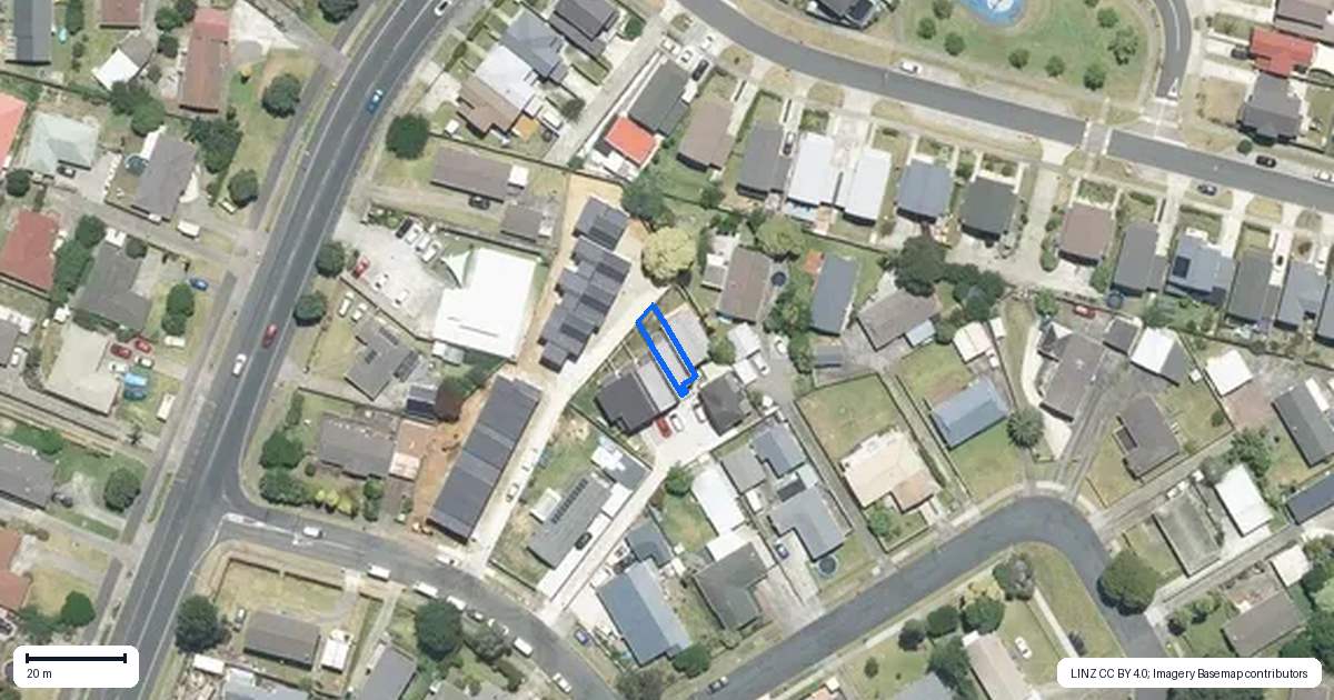 Property context map for 4/10 Becker Drive, Weymouth, Auckland