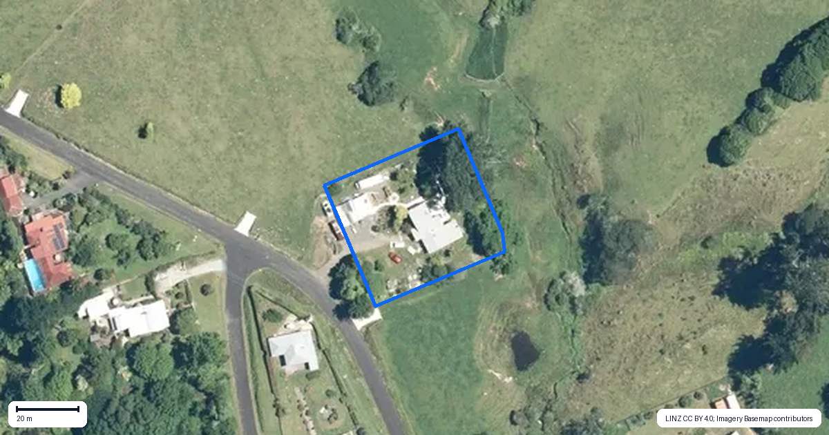 Property context map for 41 Victoria Street, Waikino, Waihi