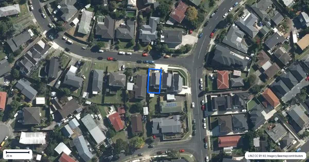 Property context map for 2B Galsworthy Place, Bucklands Beach, Auckland