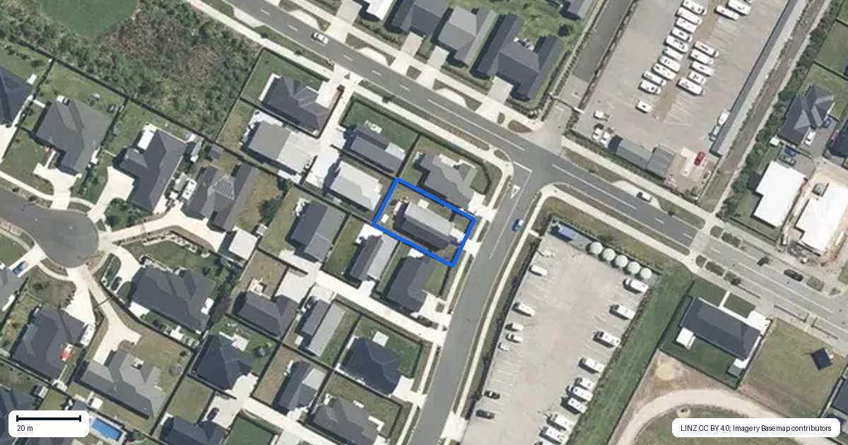 Property context map for 41 O'Sullivan Drive, Matamata