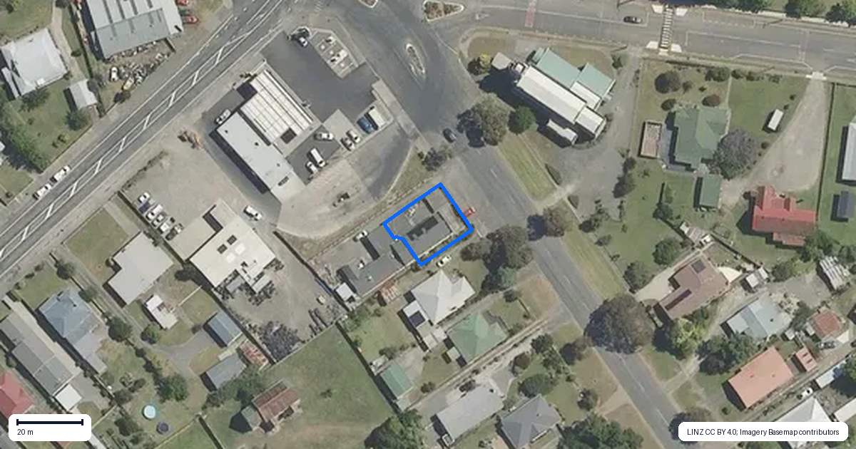 Property context map for 8B Lahore Street, Wairoa