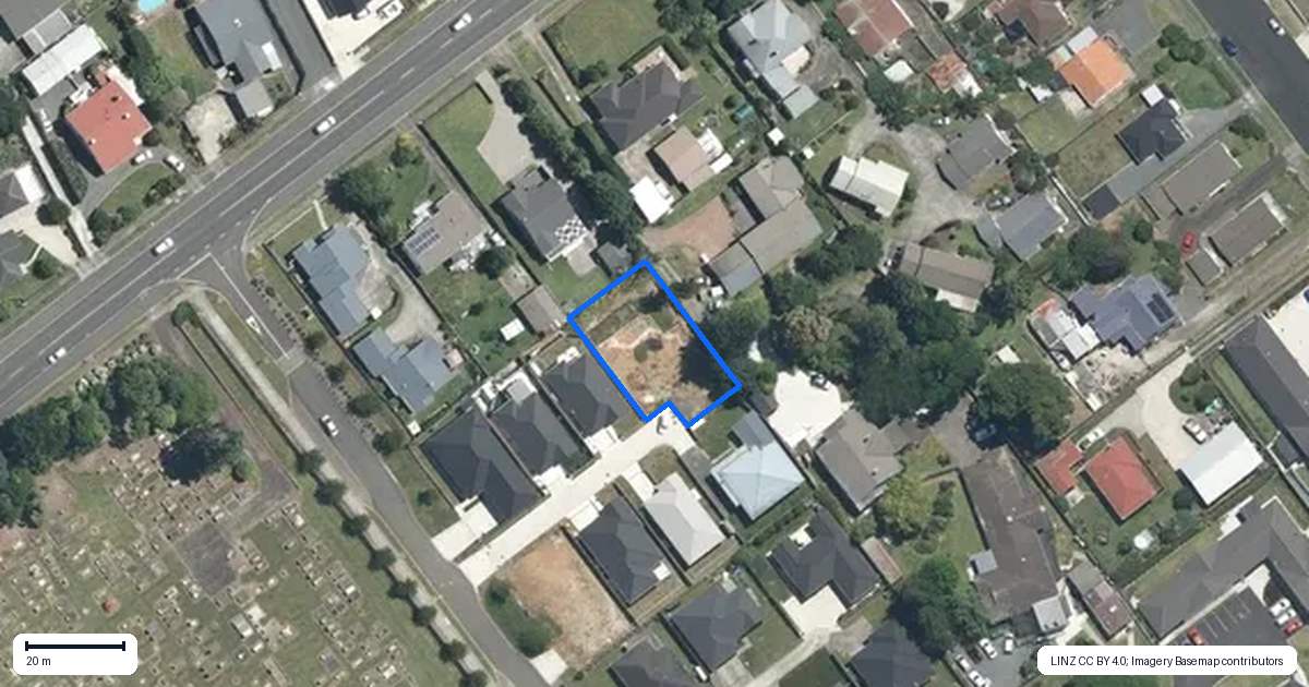 Property context map for 7 Vicarage Lane, Morrinsville