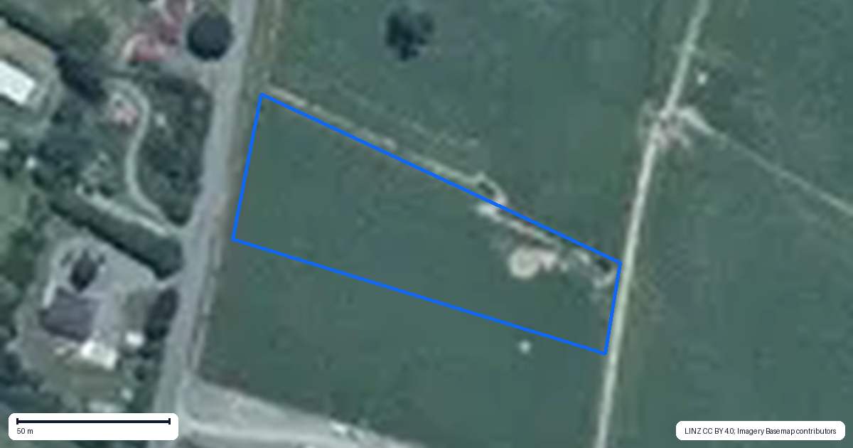 Property context map for 167 Gladstone Road, Levin