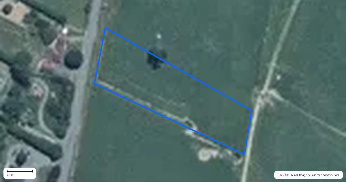 Property context map for 161 Gladstone Road, Levin