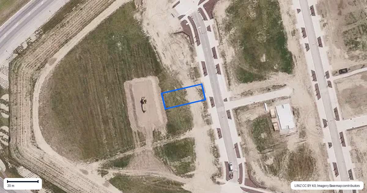 Property context map for 9 Booth Drive, Cromwell