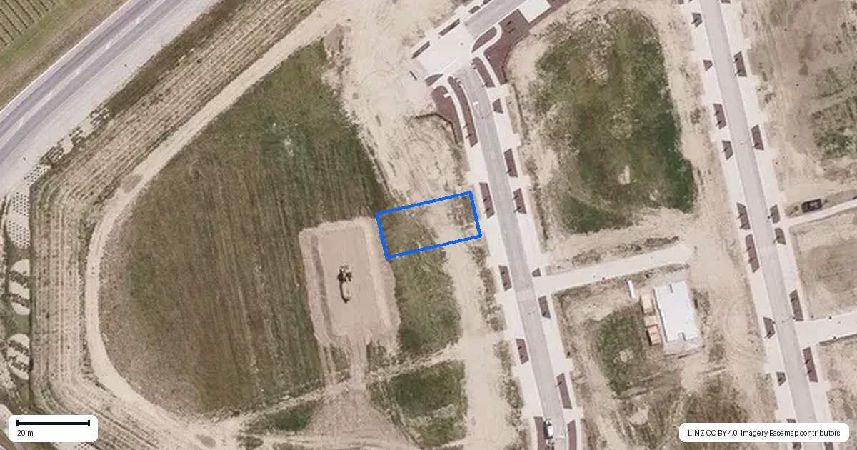 Property context map for 11 Booth Drive, Cromwell