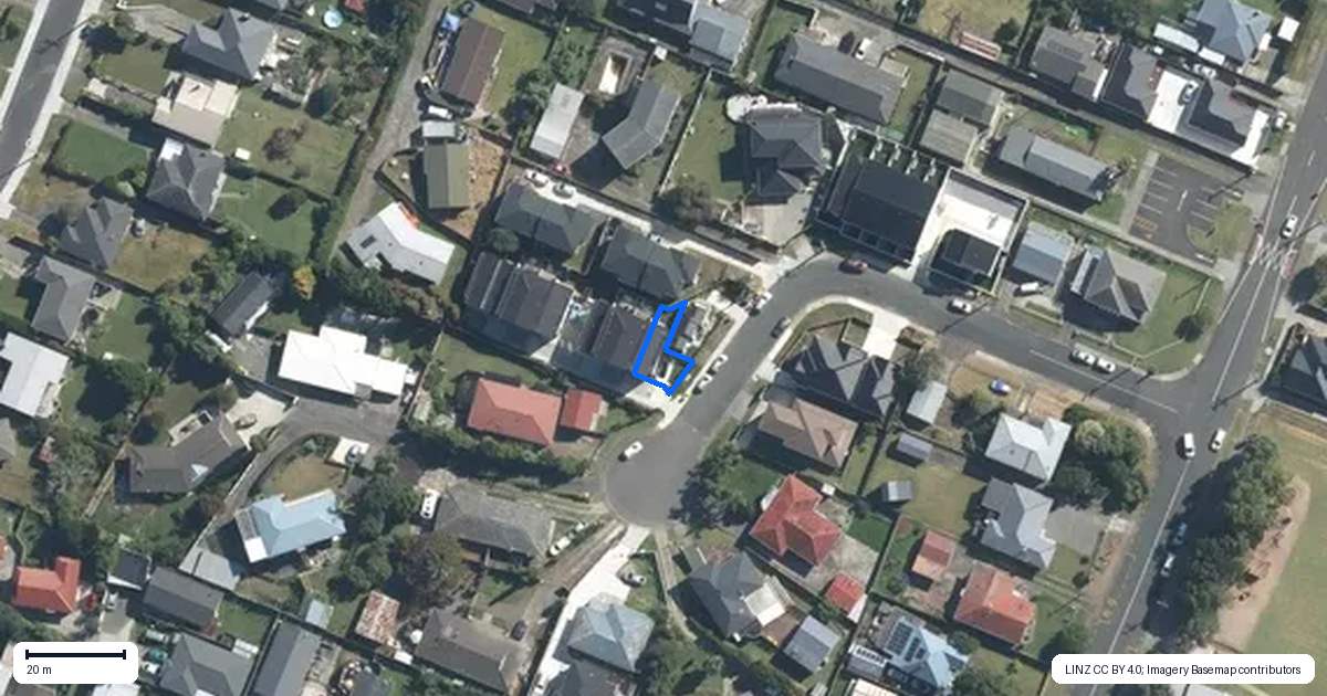 Property context map for 2/11 Scanlen Terrace, Kelston, Auckland