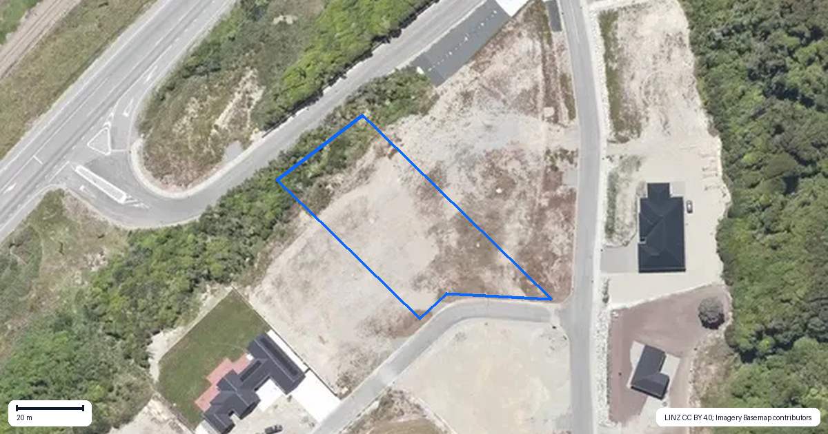 Property context map for 2 Ellis Terrace, Seaview, Hokitika