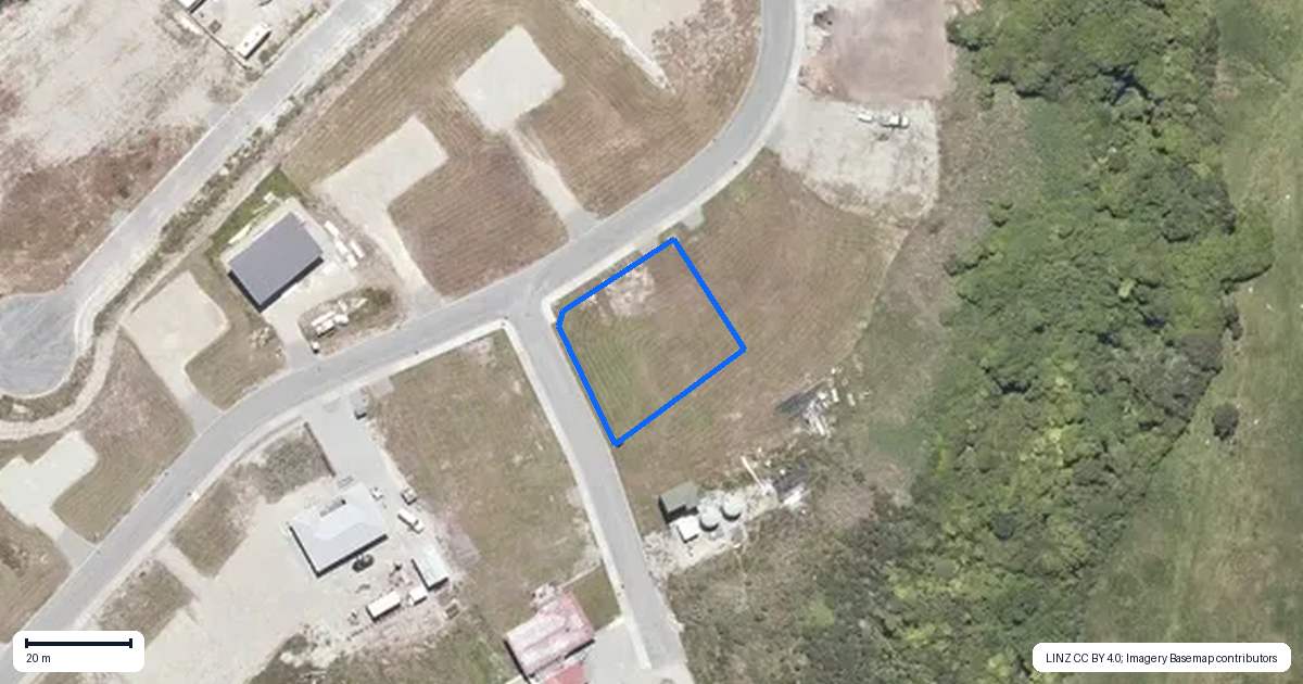 Property context map for 15 Mandl Rise, Seaview, Hokitika