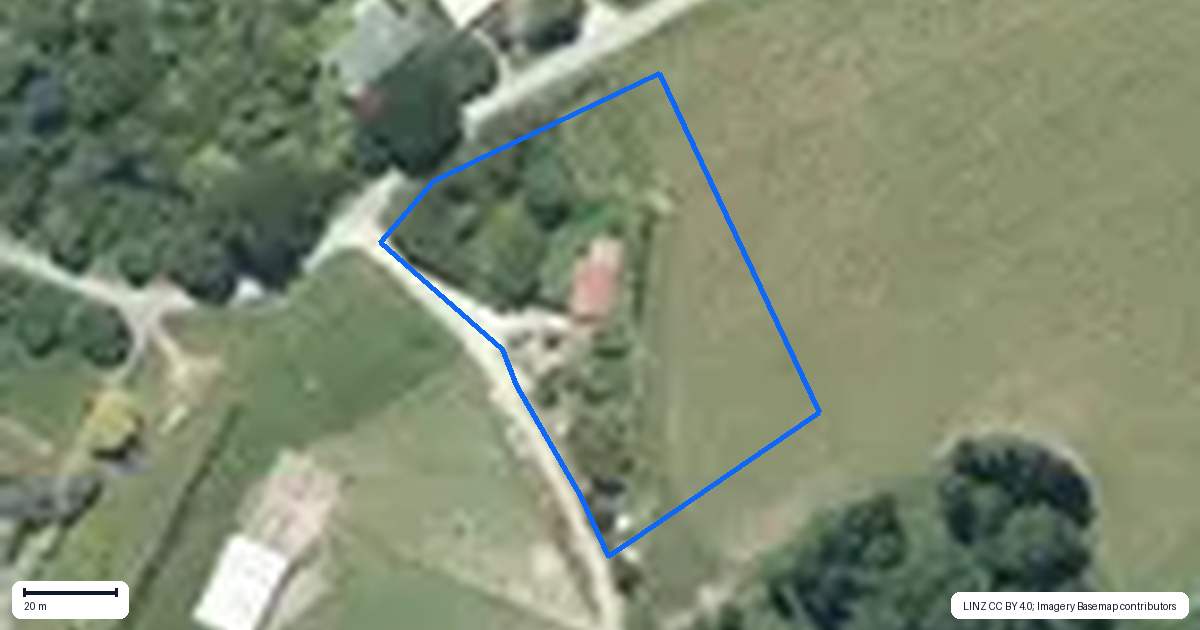 Property context map for 632 Waikupa Road, Okoia, Whanganui