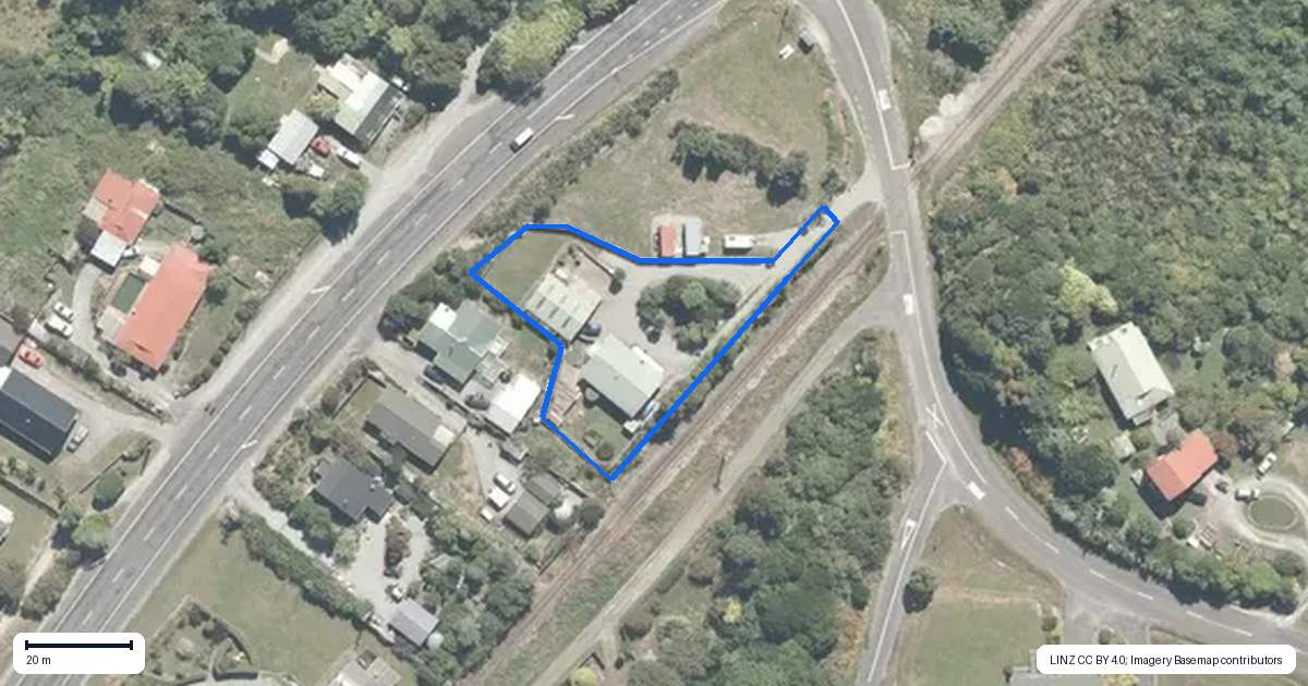 Property context map for 6 Camerons Road, Camerons, Greymouth