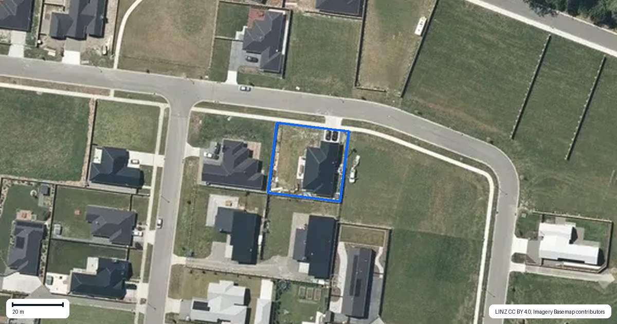 Property context map for 37 Arrowsmith Drive, Methven