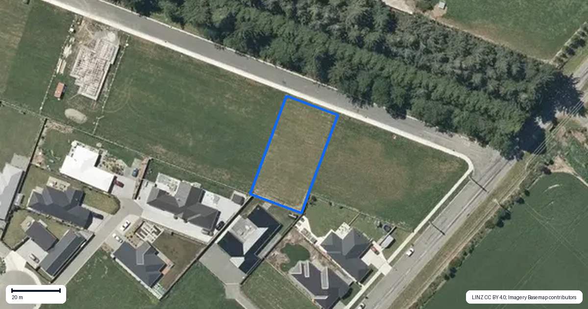 Property context map for 5 Holmes Road, Methven