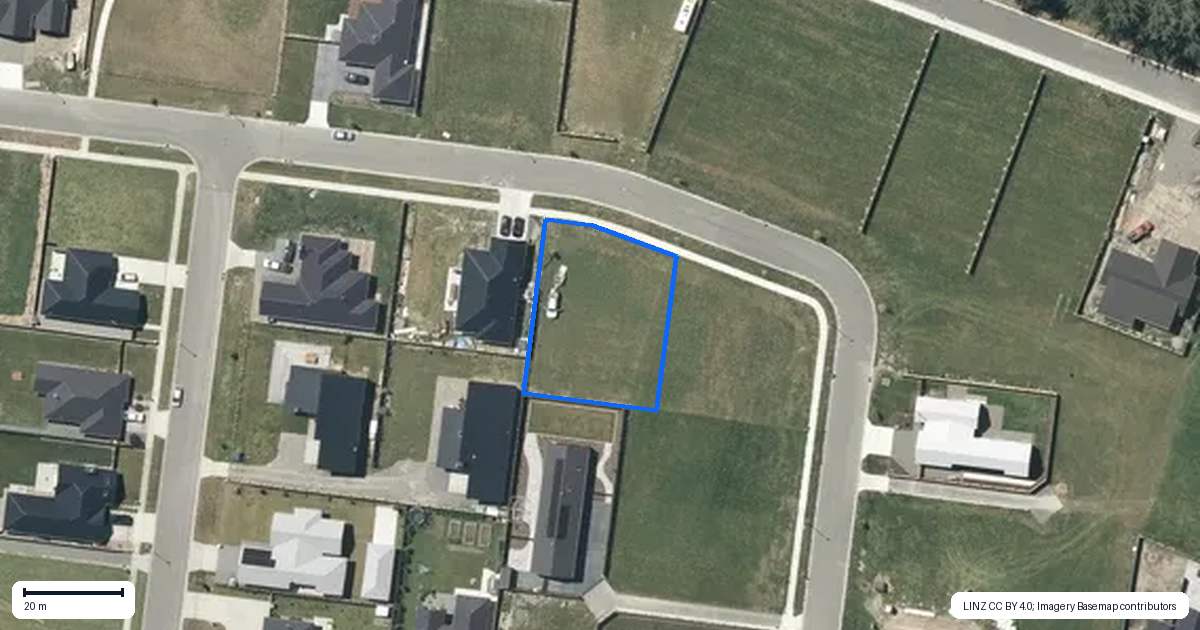 Property context map for 35 Arrowsmith Drive, Methven