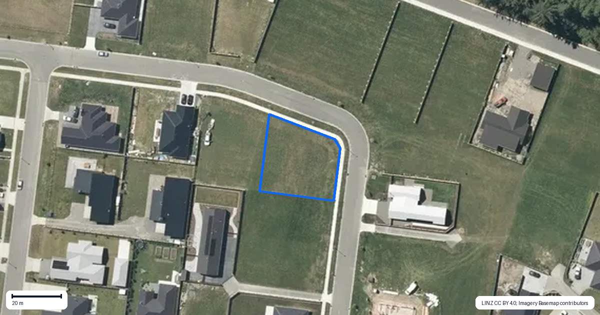 Property context map for 33 Arrowsmith Drive, Methven